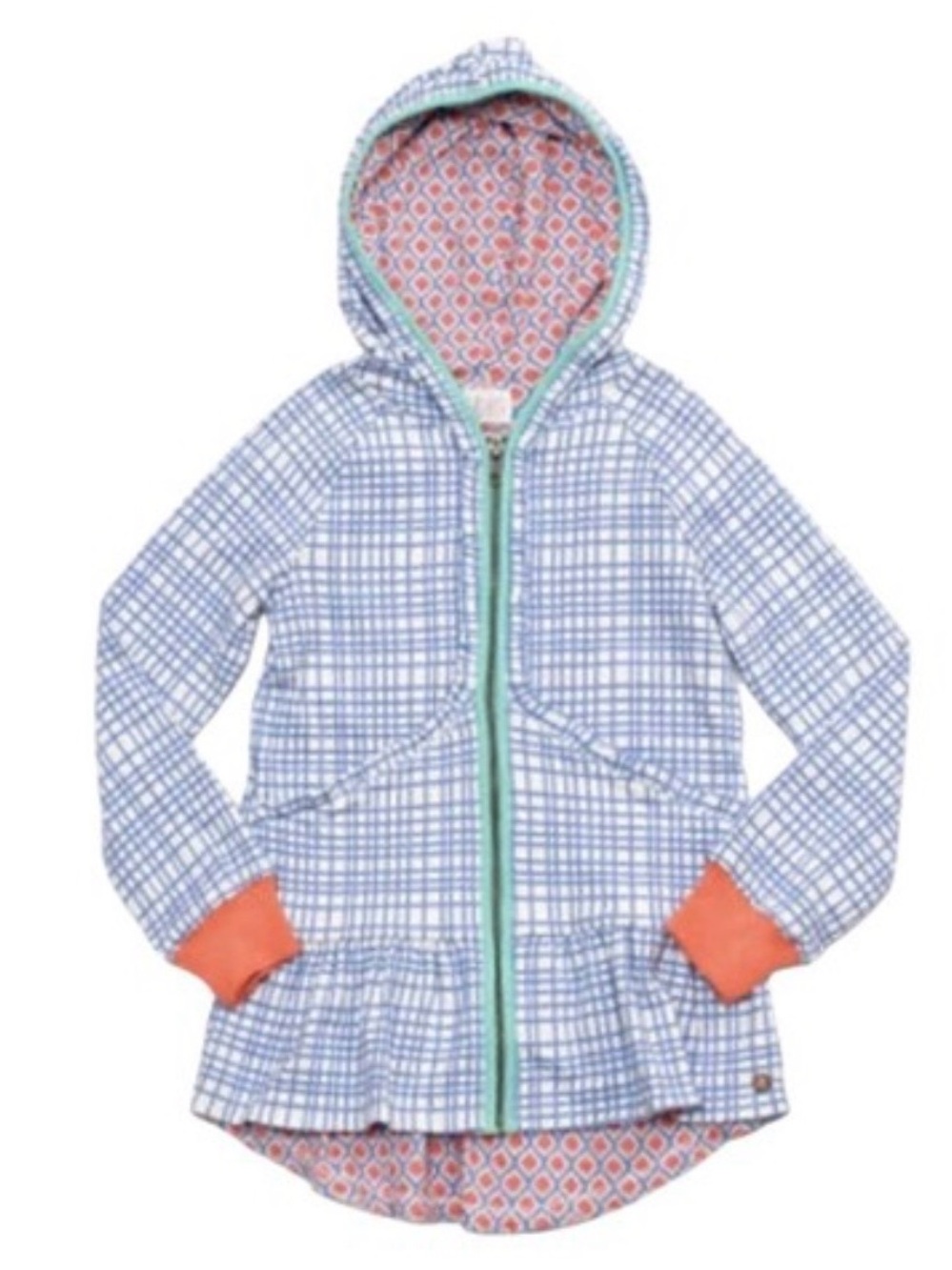 Matilda Jane 435 Adventure Begins Peplum Zip Up Sweatshirt size 14 - Picture 6 of 6